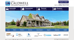 Desktop Screenshot of caldwell-insurance.com